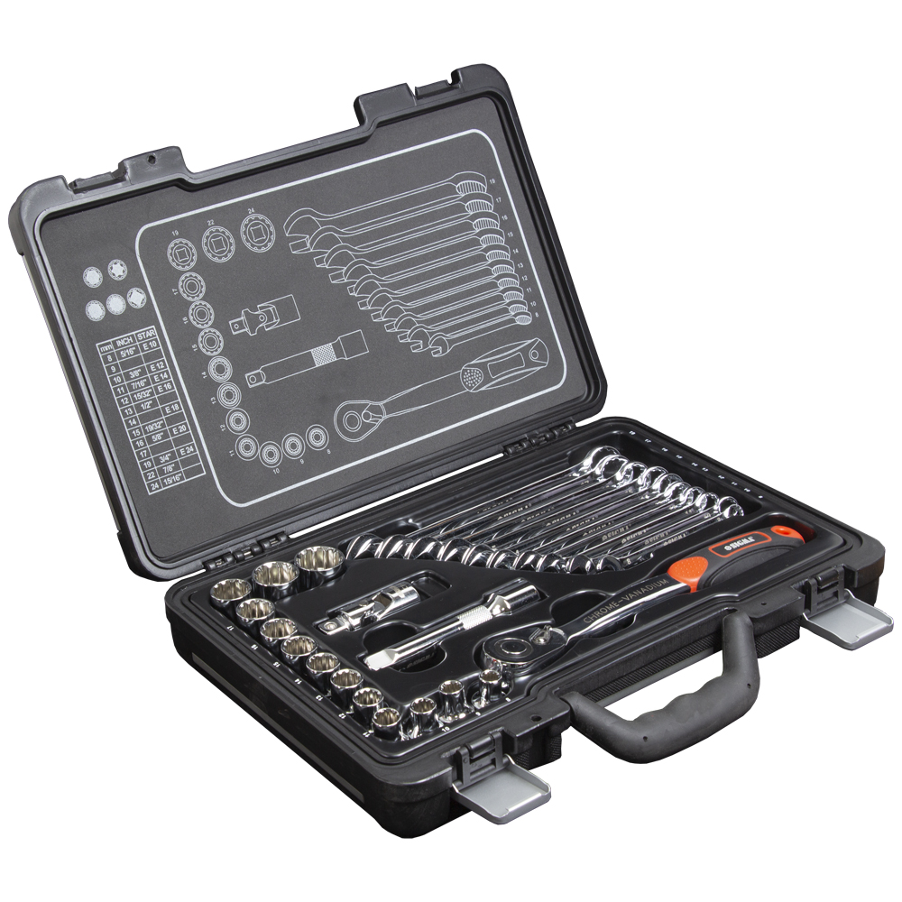 Набір насадок торцевих Ultra 1/2" + аксесуари 26 шт CrV Taiwan (700026z)