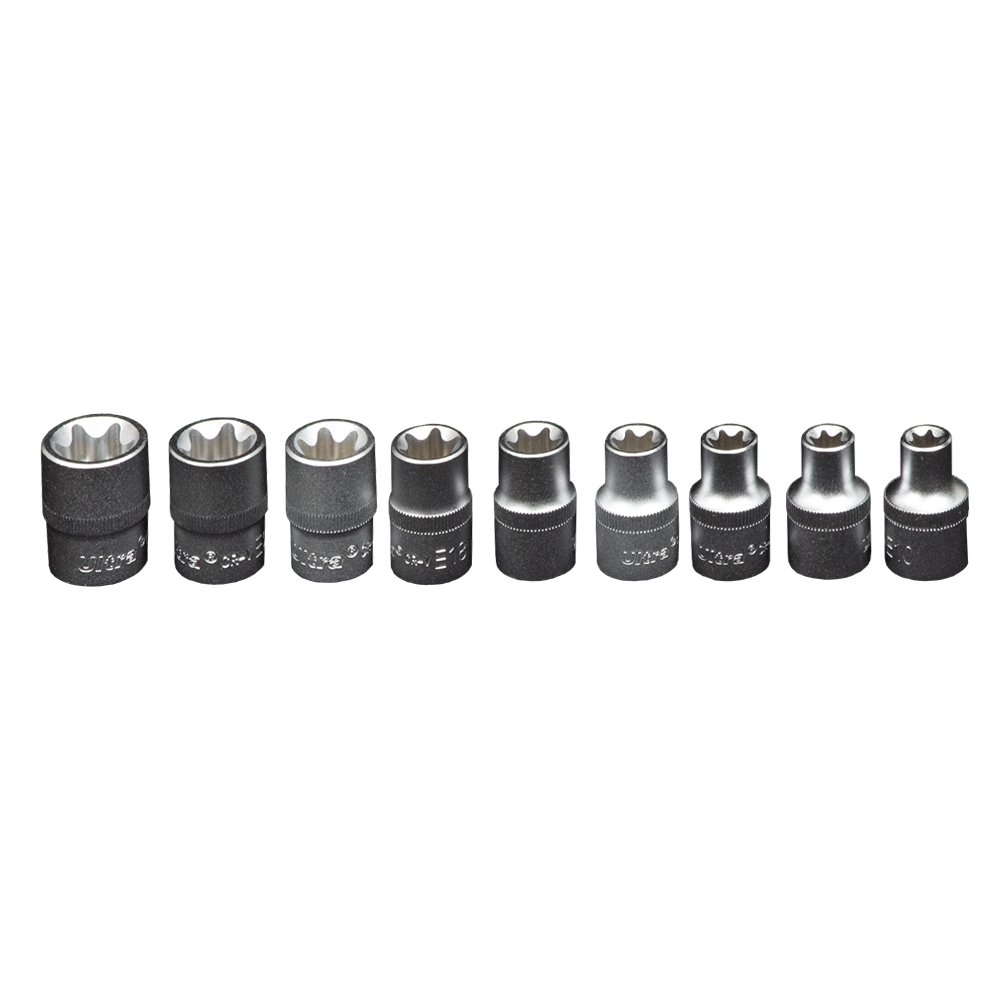Набір насадок Ultra Star 1/2" 9 шт CrV (TR6086022)