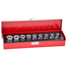 Набор насадок Ultra Star 1/2" 9 шт CrV (TR6086022)