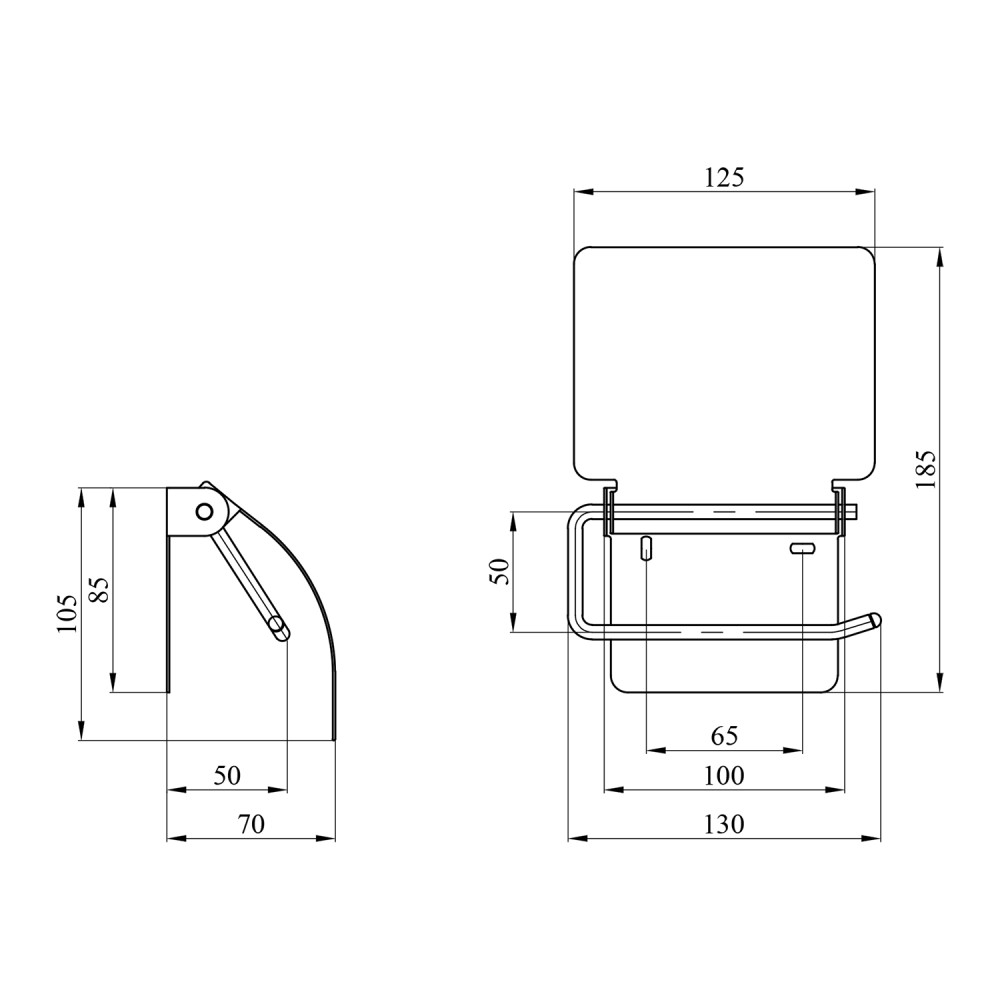 Тримач для туалетного паперу Kroner KRM Rizze - ACC302 CV022903