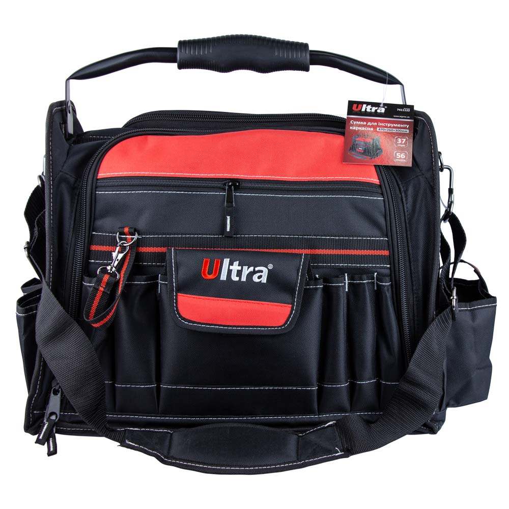 Сумка для інструменту каркасна Ultra 56 кишень 470×260×300мм 37л 7411122