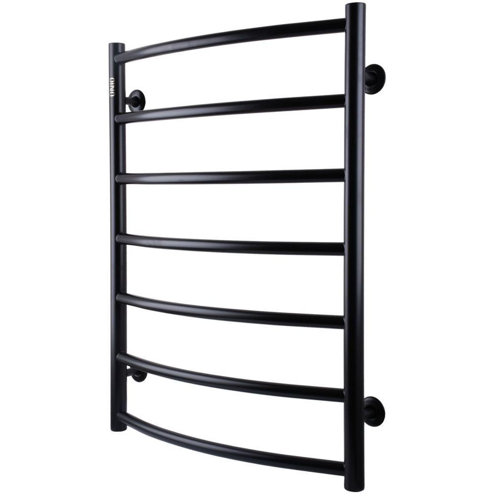 Полотенцесушитель UNIO LD W 700-500-7 BLK Лестница Дуга черная (21614)