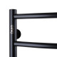 Полотенцесушитель UNIO LD W 700-500-7 BLK Лестница Дуга черная (21614)