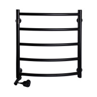 Рушникосушарка UNIO LD EL 500-500-5 BLK Драбинка Дуга електро чорна (21666)