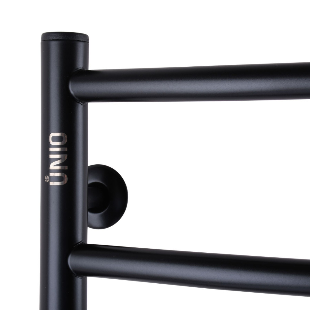 Рушникосушарка UNIO LD ER 500-500-5 BLK Драбинка Дуга електро чорна (21667)