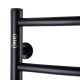 Рушникосушарка UNIO LD ER 500-500-5 BLK Драбинка Дуга електро чорна (21667)