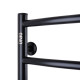 Рушникосушарка UNIO LD ER 700-500-7 BLK Драбинка Дуга електро чорна (21669)