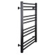 Рушникосушарка UNIO MS W 800-500-12 BLK Модена чорна (22546)