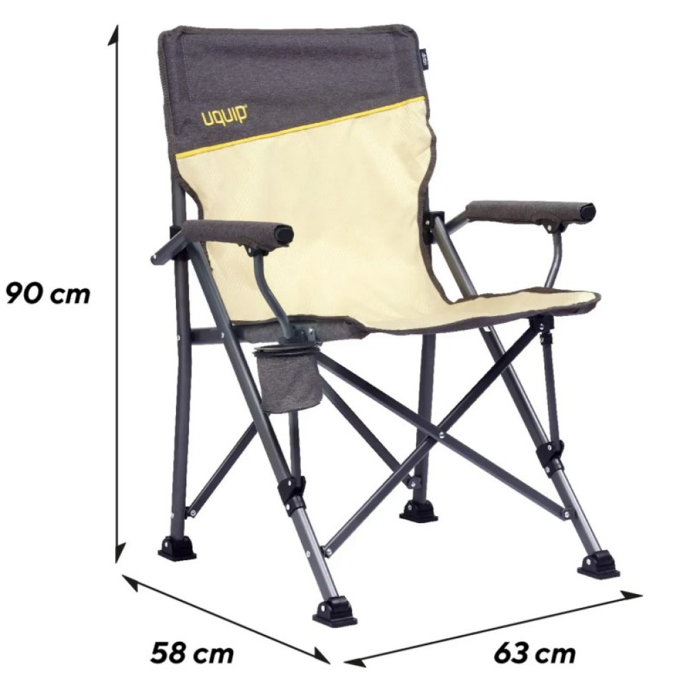 Кресло раскладное Uquip Roxy Sand/Grey (244038) (DAS303229)