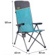 Крісло розкладне Uquip Justy XL Blue/Grey (244037) (DAS303232)