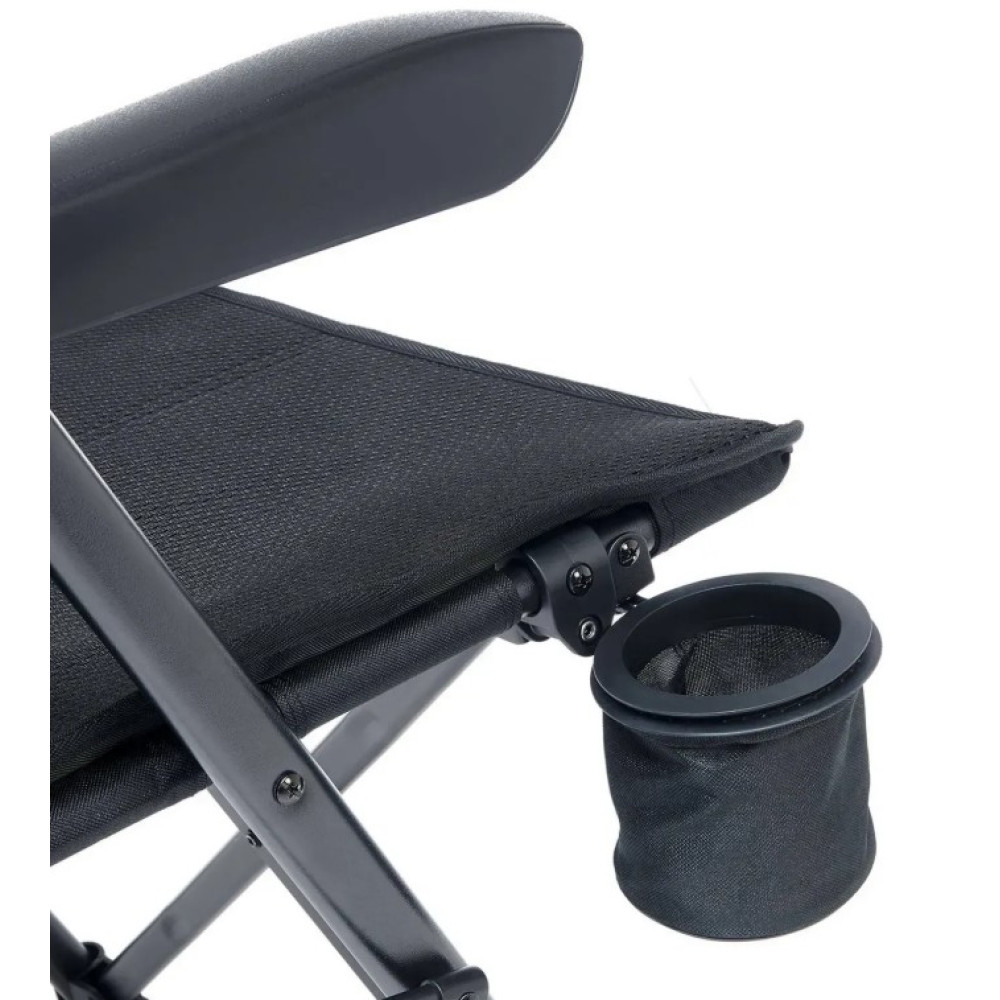 Крісло розкладне Uquip Justy XL Black (244053) (DAS303233)