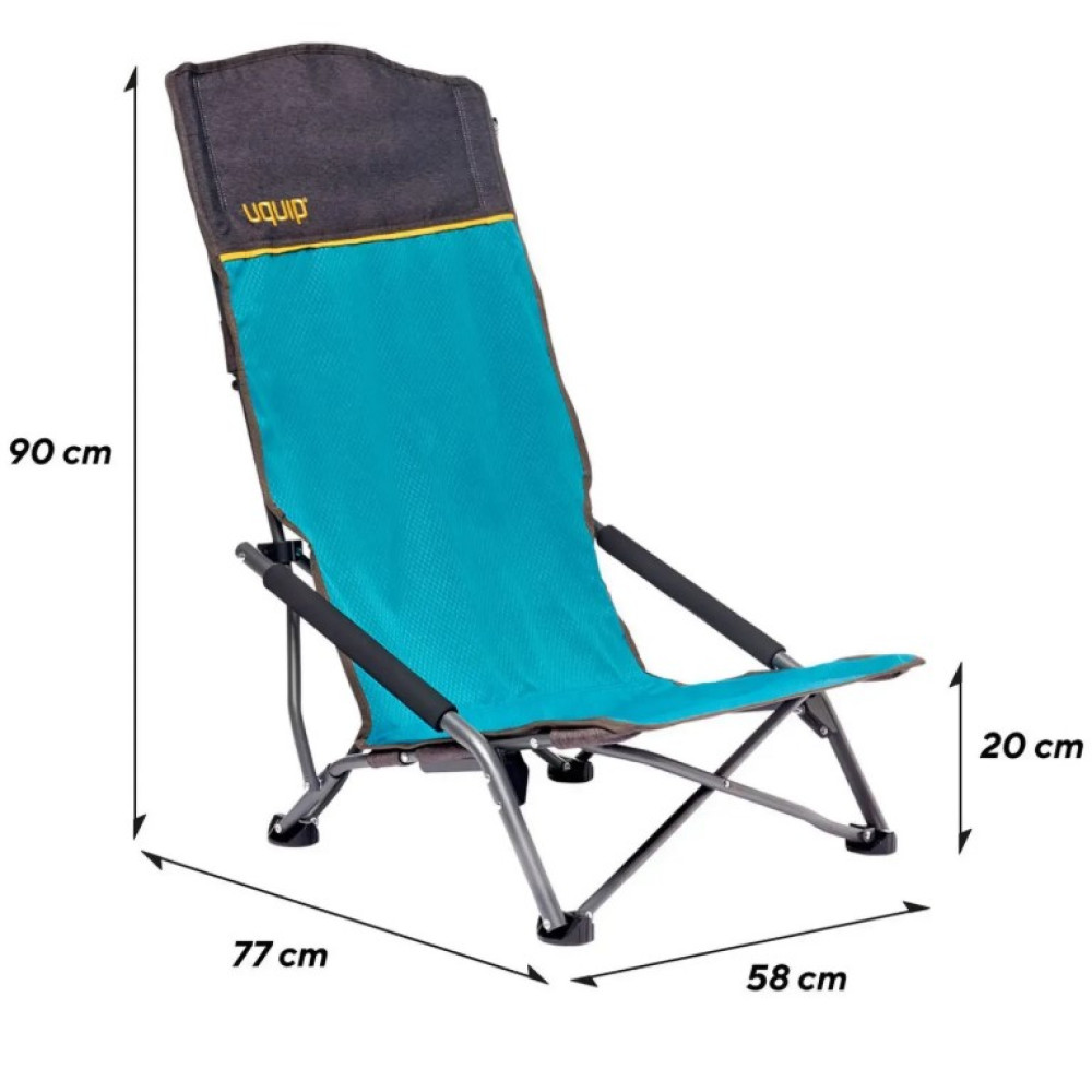 Кресло раскладное Uquip Sandy XL Blue/Grey (244030) (DAS303234)