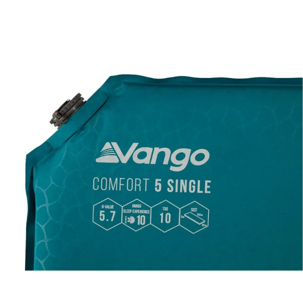 Килимок самонадувний Vango Comfort 5 Single Bondi Blue (SMQCOMFORB36A11)