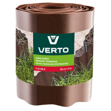 Газонный бордюр Verto 15x900 см Коричневый 15G514
