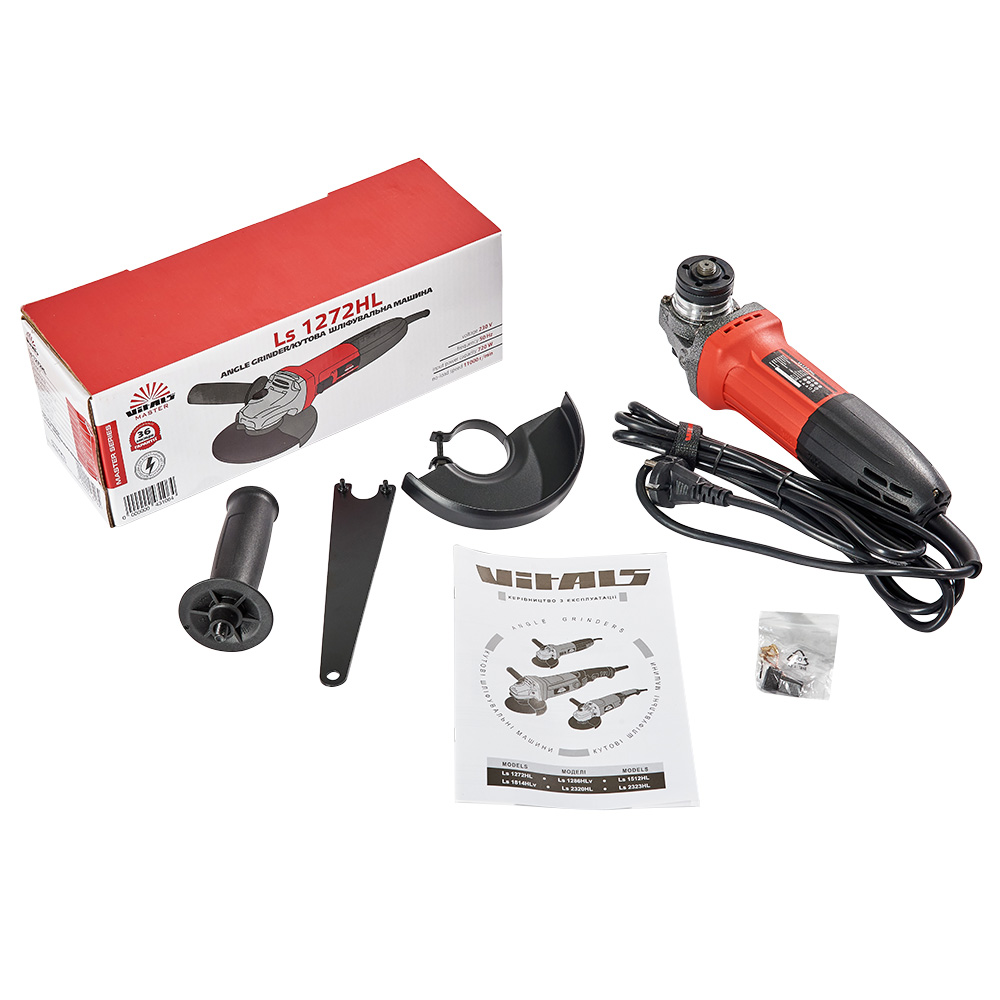 Угловая шлифовальная машина Vitals Master Ls 1272HL