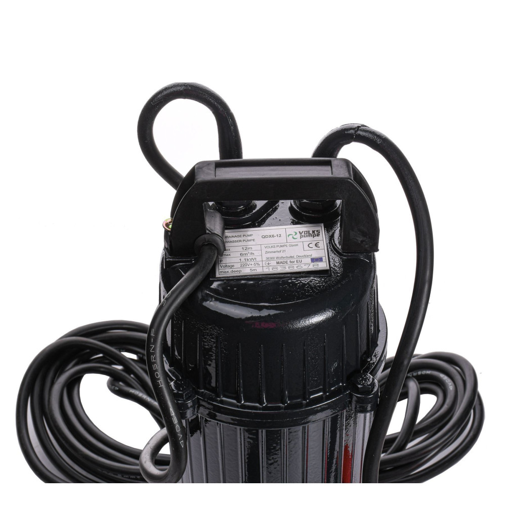 Дренажный насос VOLKS pumpe QDX6-12 1,1кВт (8692)
