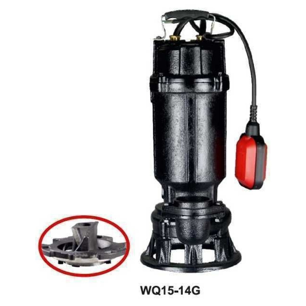 Дренажно-фекальный насос VOLKS pumpe WQ15-14G 1,5 кВт с режущим механизмом (13626)