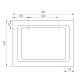 Дзеркало VOLLE 60x80 з LED-підсвіткою