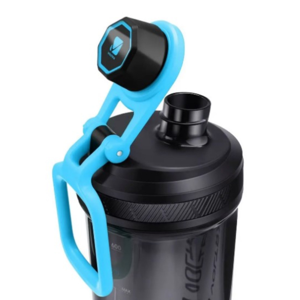 Шейкер спортивный электрический VOLTRX Gallium 600 мл Tritan Blue (Gallium_Blue)