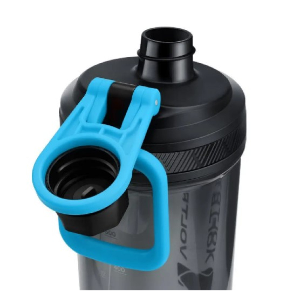 Шейкер спортивный электрический VOLTRX Gallium 600 мл Tritan Blue (Gallium_Blue)