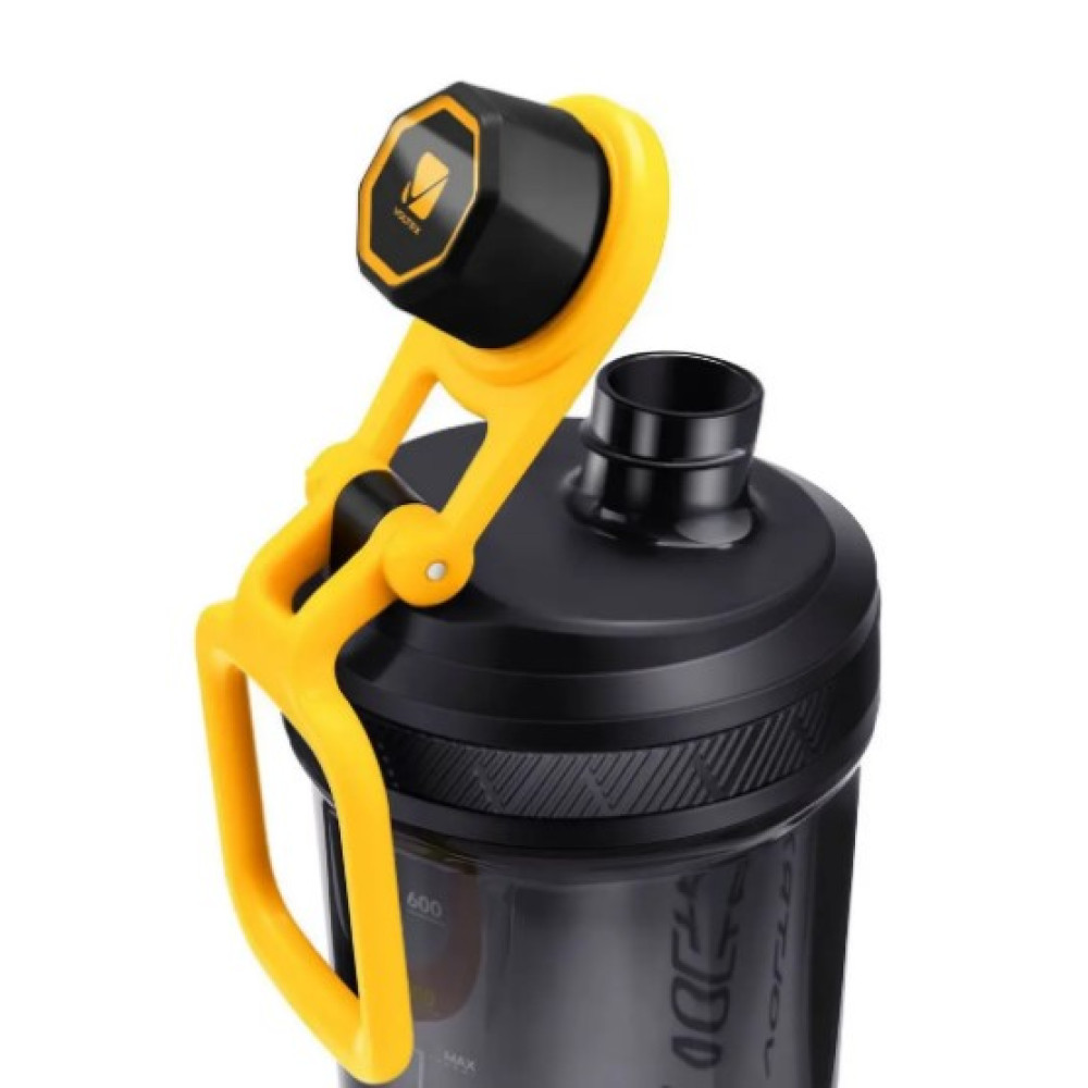 Шейкер спортивний електричний VOLTRX Gallium 600 мл Tritan Yellow (Gallium_Yellow)