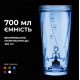 Шейкер спортивный электрический VOLTRX VortexBoost 600 мл. Tritan Blue (Vortex_Blue)