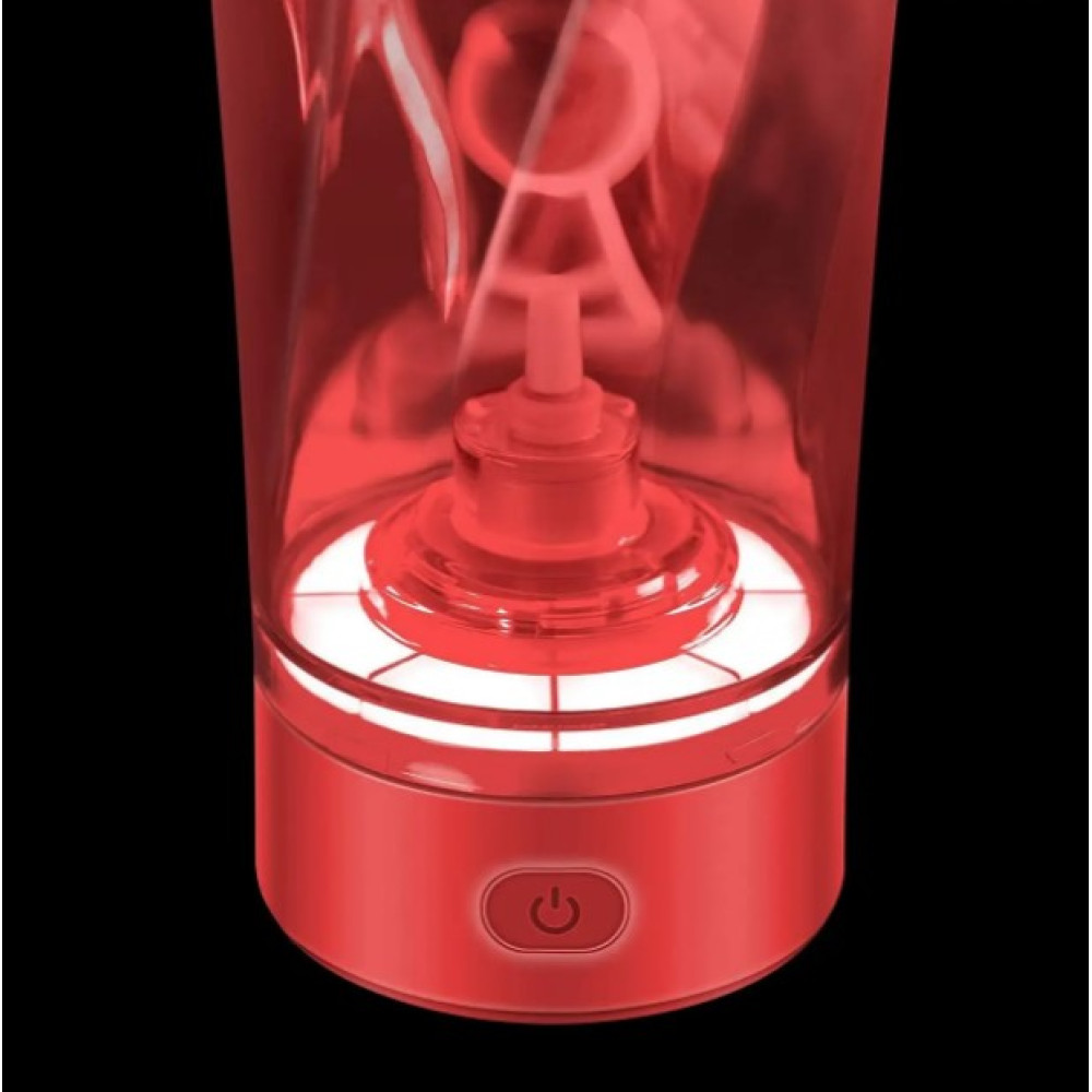 Шейкер спортивный электрический VOLTRX VortexBoost 600 мл Tritan Red (Vortex_Red)