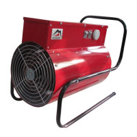 Електрична теплова гармата Vulkan 6,0 кВт, площа обігріву 60 кв.м., червоний, підлоговий, 380В (6000 ТП)