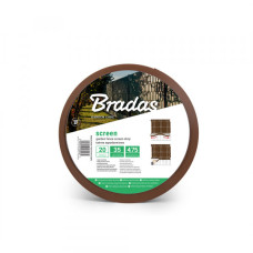 Лента ограждающая Bradas 4,75 см х 35 м 450 г/м2 коричневый + 20 зажимов TOB45047535BRL