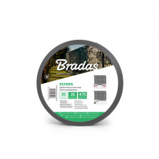 Лента ограждающая Bradas 4,75 см х 35 м 450 г/м2 графит + 20 зажимов TOB45047535GYL