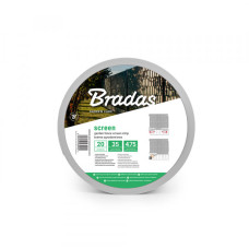 Лента ограждающая Bradas 4,75 см х 35 м 450 г/м2 светло-серый + 20 зажимов TOB45047535LGYL