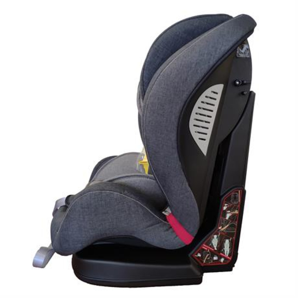 Автокрісло Welldon Encore Isofix (графітовий/сірий) BS07-TT01-005 (BS07-TT95-001)
