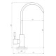Монокран для кухни WEZER EKO4F-13-BLACK
