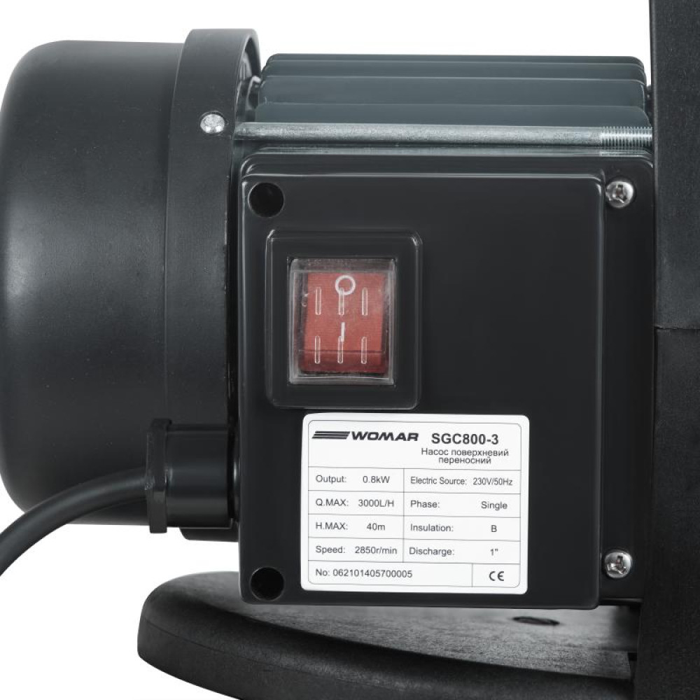 Насос самовсмоктуючий відцентровий WOMAR SGC800-3