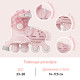 Детские ролики YVolution Switch Skates розовые YR25P4