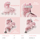 Детские ролики YVolution Switch Skates розовые YR25P4
