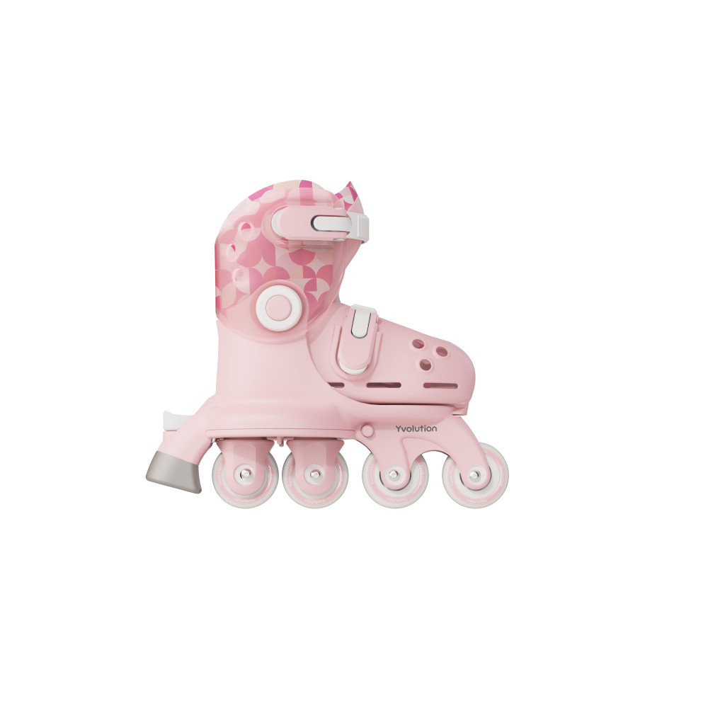 Детские ролики YVolution Switch Skates розовые YR25P4