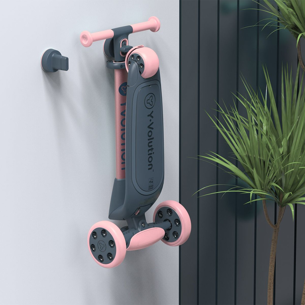 Дитячий самокат YVolution YGlider NUA рожевий Y101264
