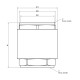 Зворотний клапан SD Plus з латунним штоком 2" SD240W50