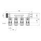 Коллектор SD Plus 3/4" 4 выхода SD231W4