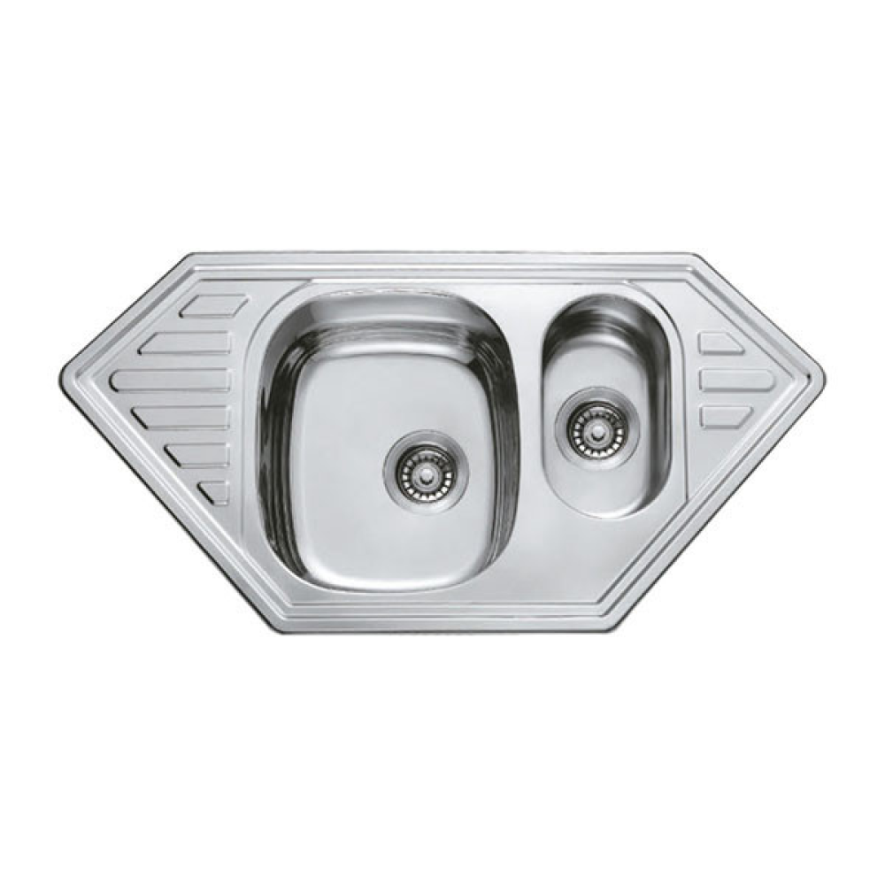 Мийка кухонна HAIBA 100x50 decor (HB0522)