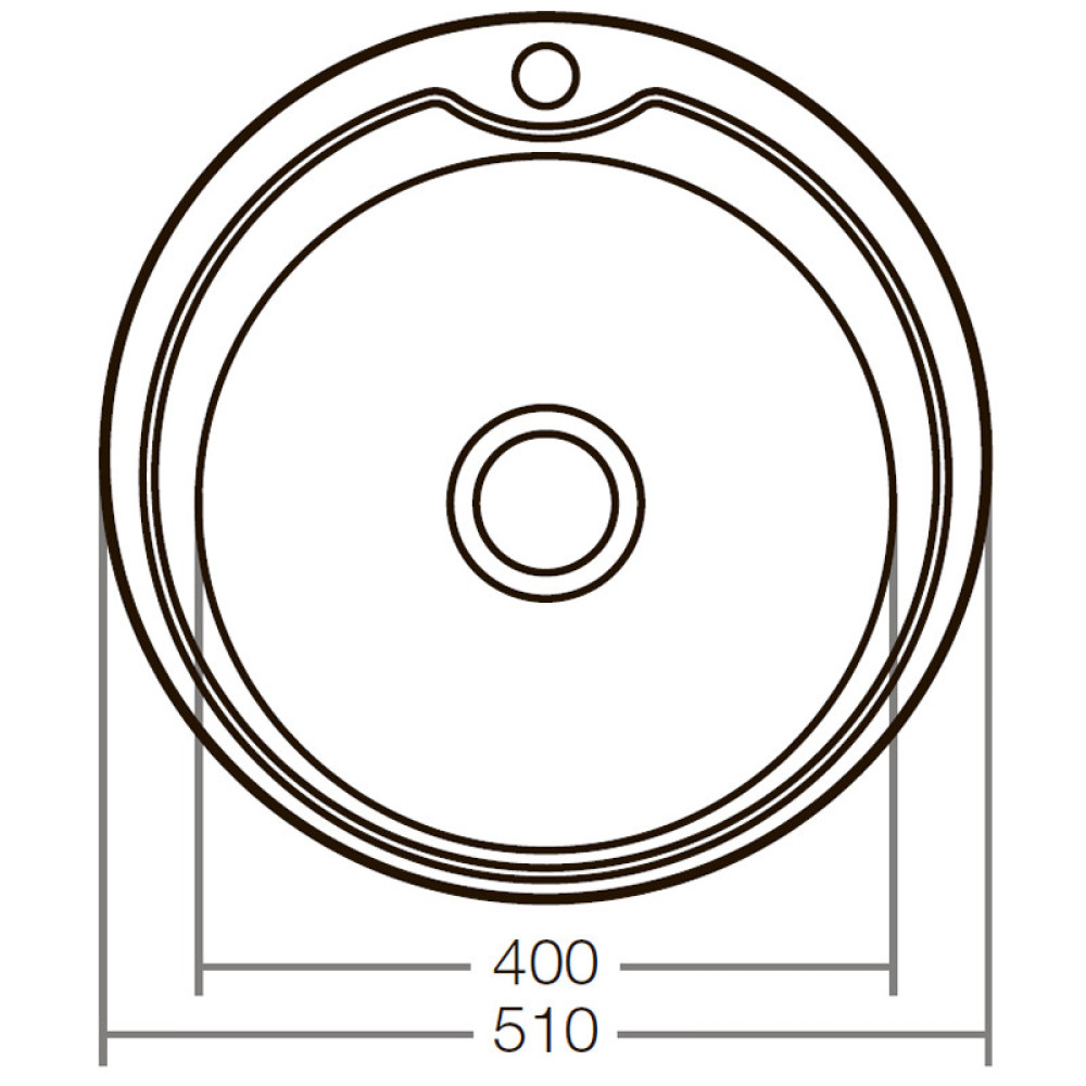 Мойка кухонная ZERIX Z510-08-180D decor (ZX1587)