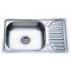 Мойка кухонная ZERIX Z6642-08-180E satin (ZX1600)