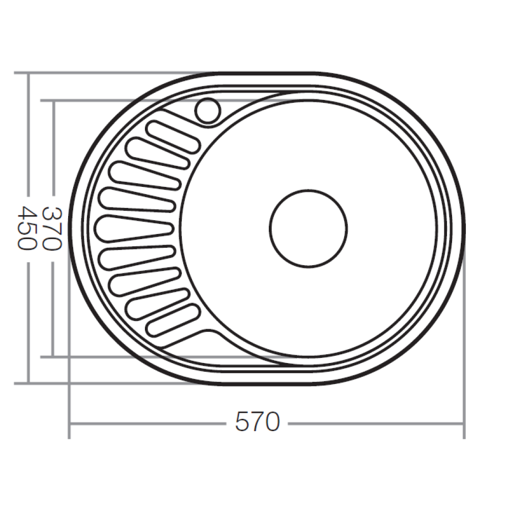 Мойка кухонная ZERIX Z5745-08-180D decor (ZX1593)