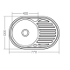 Мойка кухонная ZERIX Z7750-08-180E satin (ZX1596)
