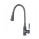 Змішувач для кухні Zerix Atrium-011-T Graphite Refl.Gray (ZX6107)