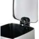 Мусорное ведро Zerix Kubix-TC0106 SS Color с плавным закрытием, квадратное, 6 л, нержавейка (ZX5889)