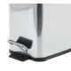Мусорное ведро Zerix Sansa-TC0105 SS Color с плавным закрытием, прямоугольное, 5 л, нержавейка (ZX5893)