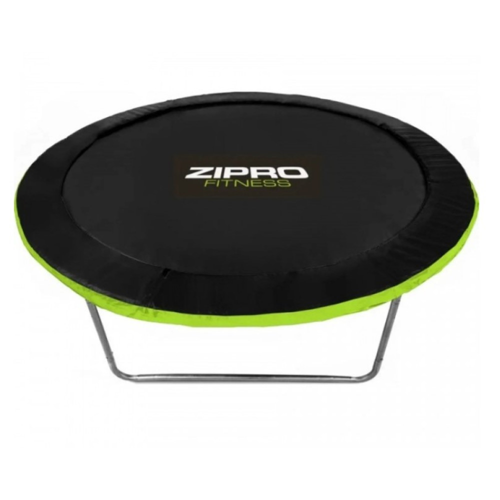 Батут с внутренней сеткой Zipro Jump Pro 8 футов 252 см черно-зеленый (5902659840714)
