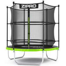Батут с внутренней сеткой Zipro Jump Pro 6 футов 183 см черно-зеленый (5902659843166)